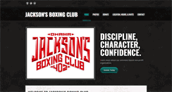 Desktop Screenshot of jacksonsboxingclub.com